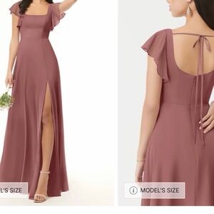 Azazie Desert Rose Bondi dress
